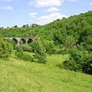 Across The Dale To Monsal Viaduct Poster