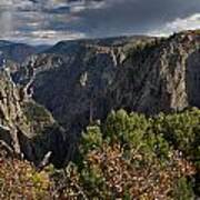 Afternoon Clouds Over Black Canyon Of The Gunnison Poster