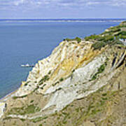 Alum Bay - Coloured Sand Cliffs Poster