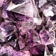 Amethyst Crystal Close Up 2 Poster