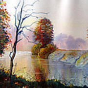 Autumn On The Ouse Poster