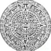 Aztec Calendar Poster