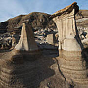 Badland Hoodoos Alberta Poster