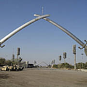 Baghdad, Iraq - Hands Of Victory Poster