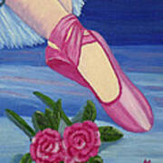 Ballet Toe Shoes For Madison Poster