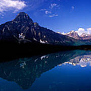 Banff - Waterfowl Lakes In Summer Poster