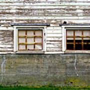 Barn Windows Poster