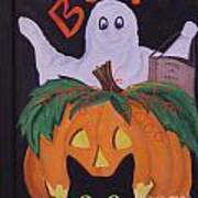 Boo-happy Halloween Poster