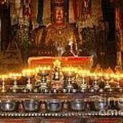 Butter Lamps - Samye Monastery Tibet Poster