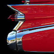 Cadillac Tailfins Poster