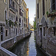 Canal View In Venice 2 Poster