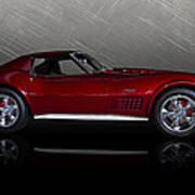 Candy Apple Corvette Poster