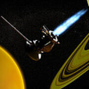 Cassini Spacecraft Poster