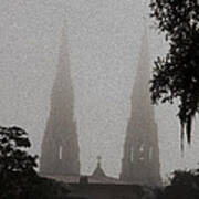 Churches Spires Of Savannah Poster