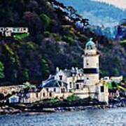 Cloch Lighthouse Gourock Scotland Poster