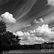 Clouds Over The Lake 1 Poster