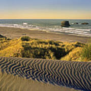 Coastline Pistol River Beach Oregon Poster