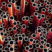 Copper Pipes. Poster