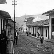 Costa Rica - Village Street Scene - C 1905 Poster