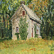 Cottage In The Woods At Fonthill Poster