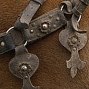 Detail Of Ornate Leather Horse Tack Poster