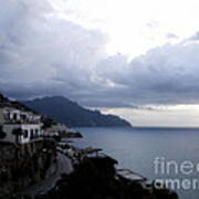 Early Morning View Of Amalfi From Santa Caterina Hotel Poster