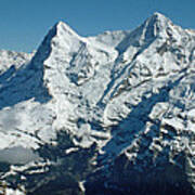 Eiger And Monsch Swiss Alps Poster