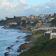 El Morrow With San Juan Seashore Poster