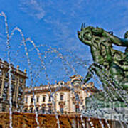 Fontana Di Piazza Solferino Poster