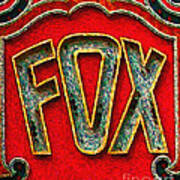 Fox Theater Oakland Sign Poster