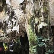 Gibraltar Rock St Michaels Cave Stalactites V Uk Poster