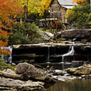 Glade Creek Grist Mill Poster