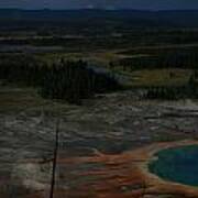Grand Prismatic Spring Yellowstone National Park Poster