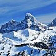 Grand Teton Winter Poster