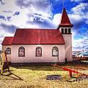 Grindavik Church Iii Iceland Poster