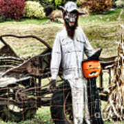 Halloween On The Farm Poster