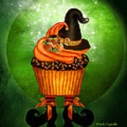 Halloween - Witch Cupcake Poster