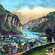 Harpers Ferry. View Of Harpers Ferry Poster