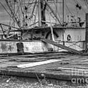 Hd Old Fishing Boat Needs Tlc Poster