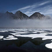 Ice Floes In Pond Inlet, Northeast Poster