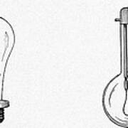Incandescent Light Bulbs, Artwork Poster