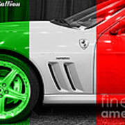 Italian Stallion . 2003 Ferrari 575m Poster