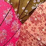 Japanese Umbrellas 1 Poster