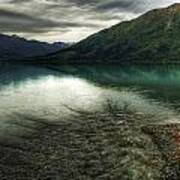 Kenai Lake With Storm Clouds Poster