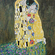 Kiss Copy Of Gustav Klimt Poster