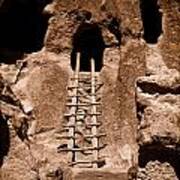 Bandelier National Monument, New Mexico - Ladder Face Poster