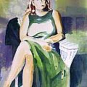 Lady In Green Poster