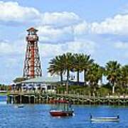 Lake Sumter In Blue And Green Poster