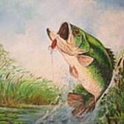 Largemouth Bass Poster