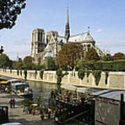 Life Along The River Seine Poster